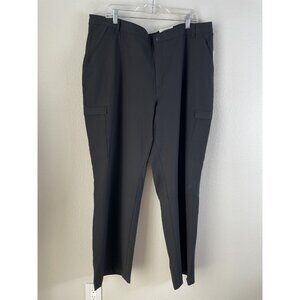 Old Navy Womens XXL Stretchtech Pants Black Straight Full Length Quick Dry Cargo